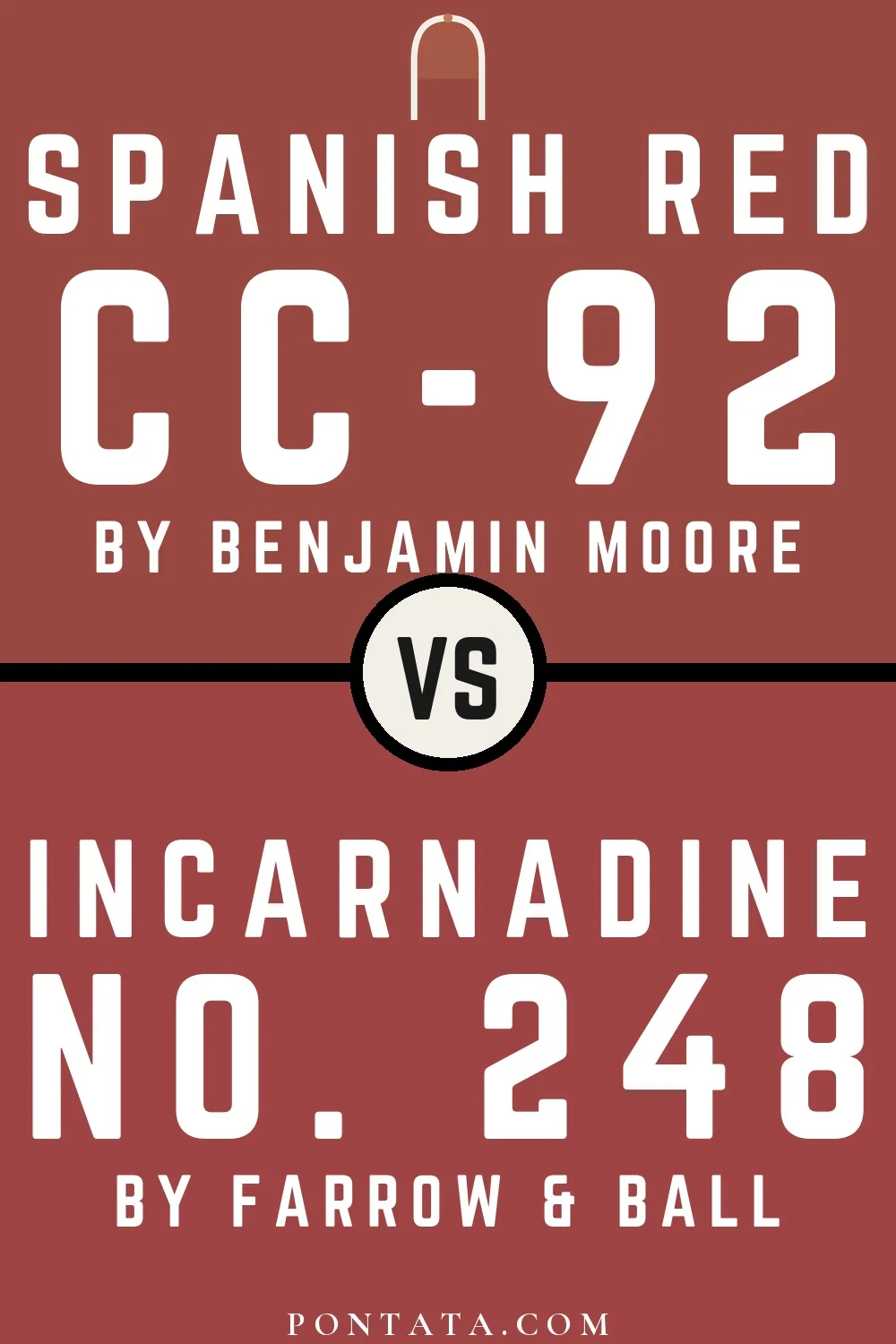 Spanish Red vs Incarnadine