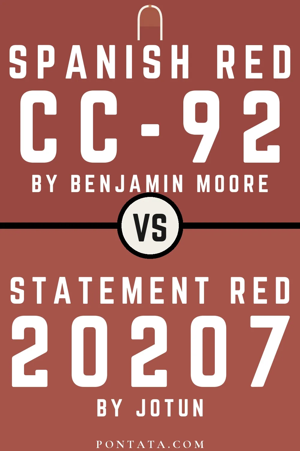 Spanish Red vs Statement Red