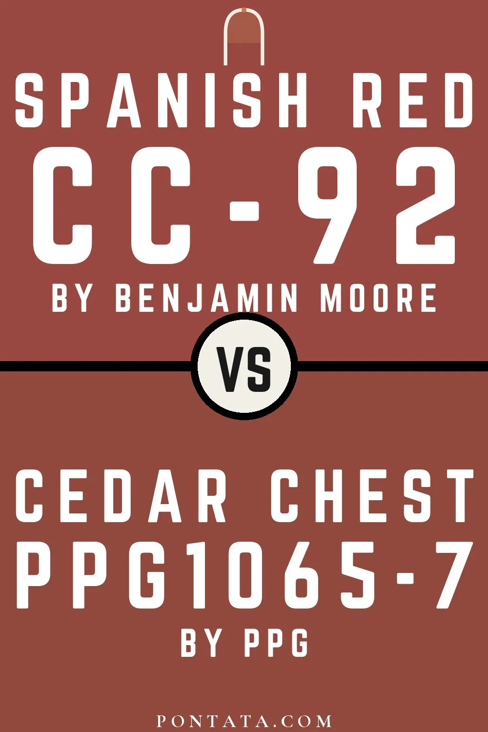 Spanish Red vs Cedar Chest