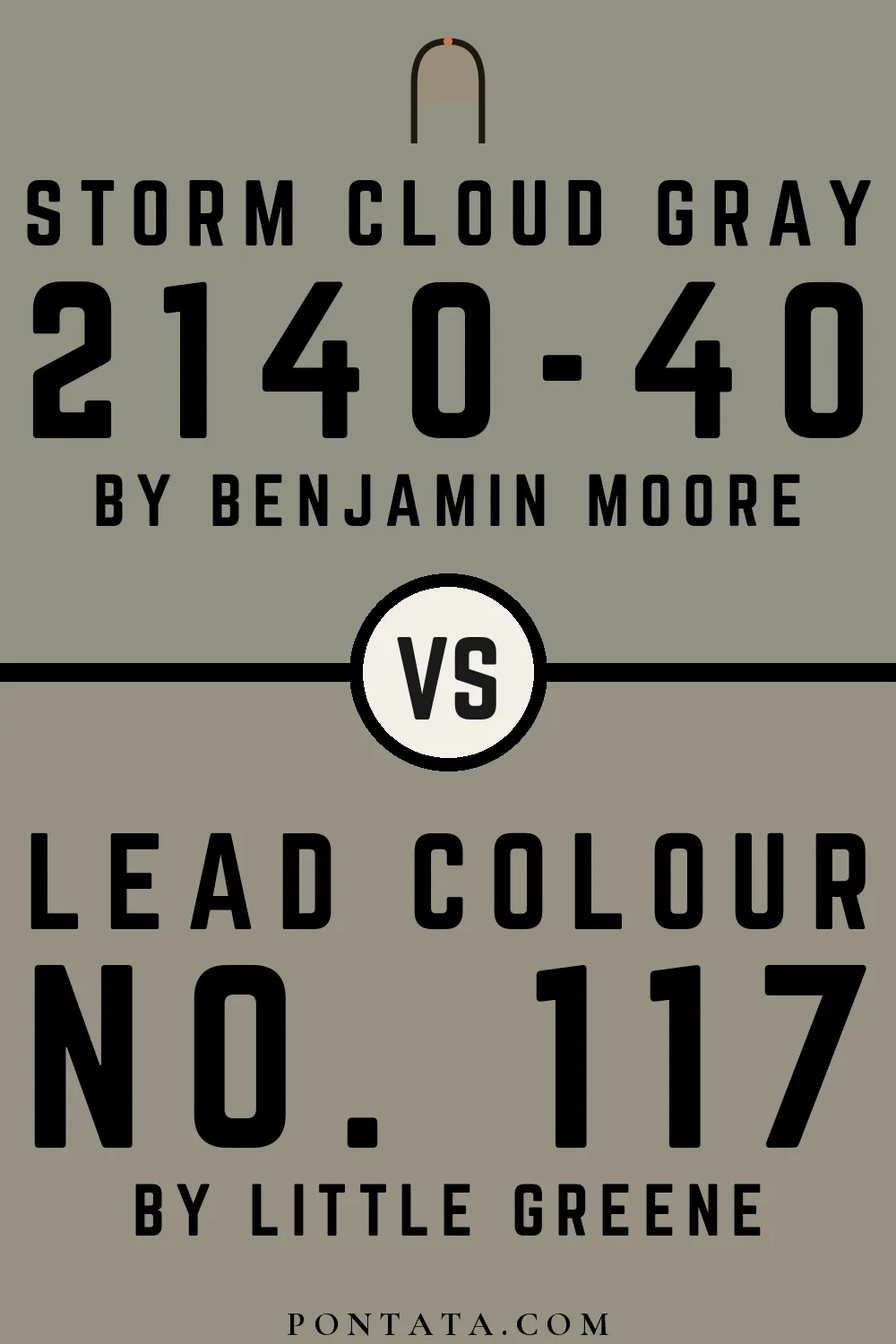 Storm Cloud Gray vs Lead Colour