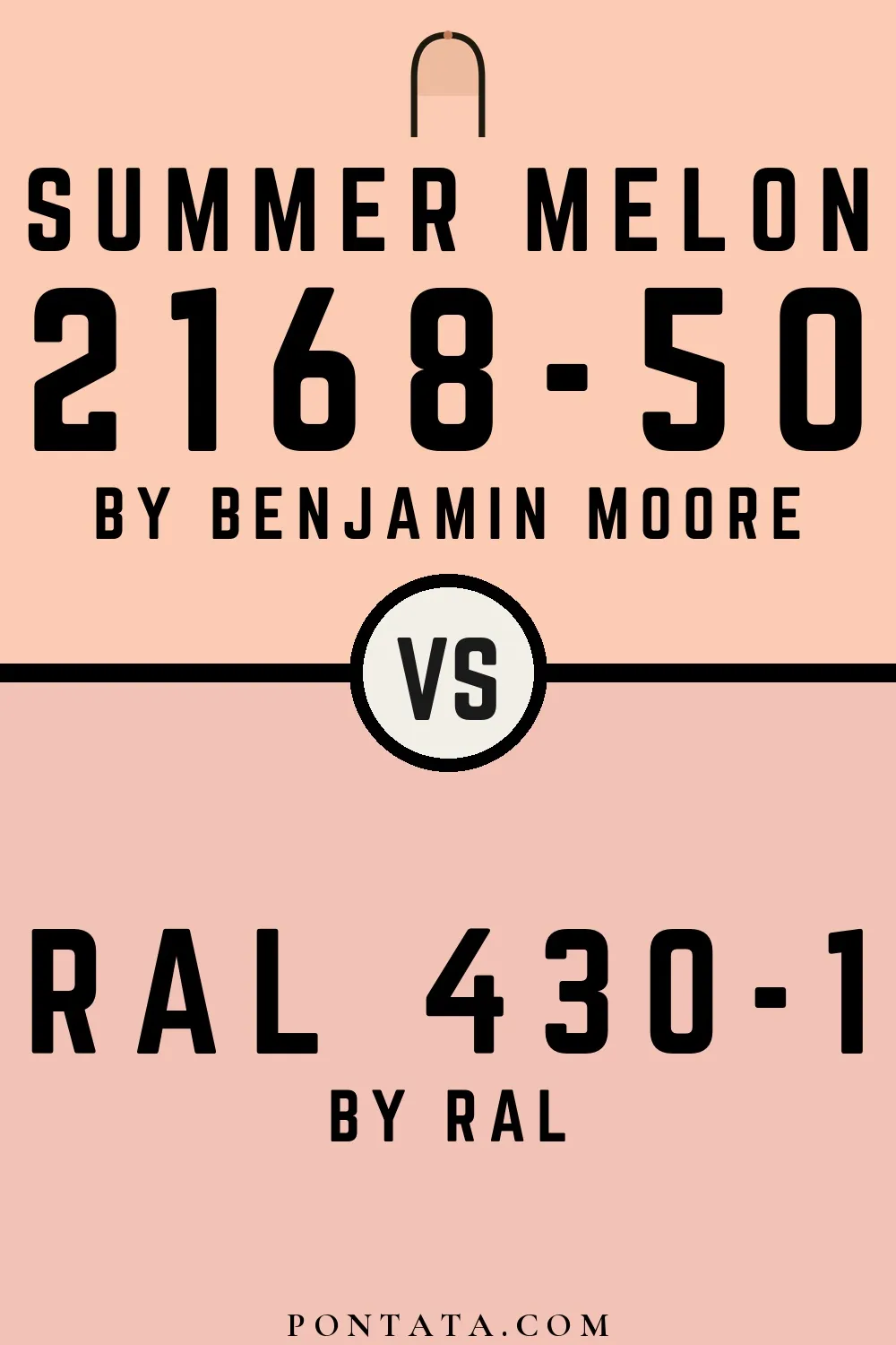 Summer Melon vs RAL 430-1