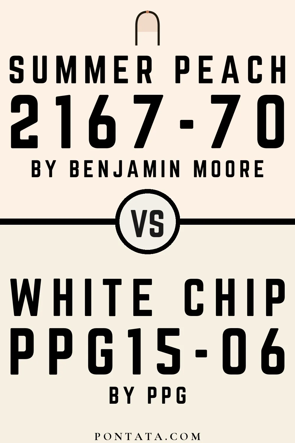 Summer Peach vs White Chip