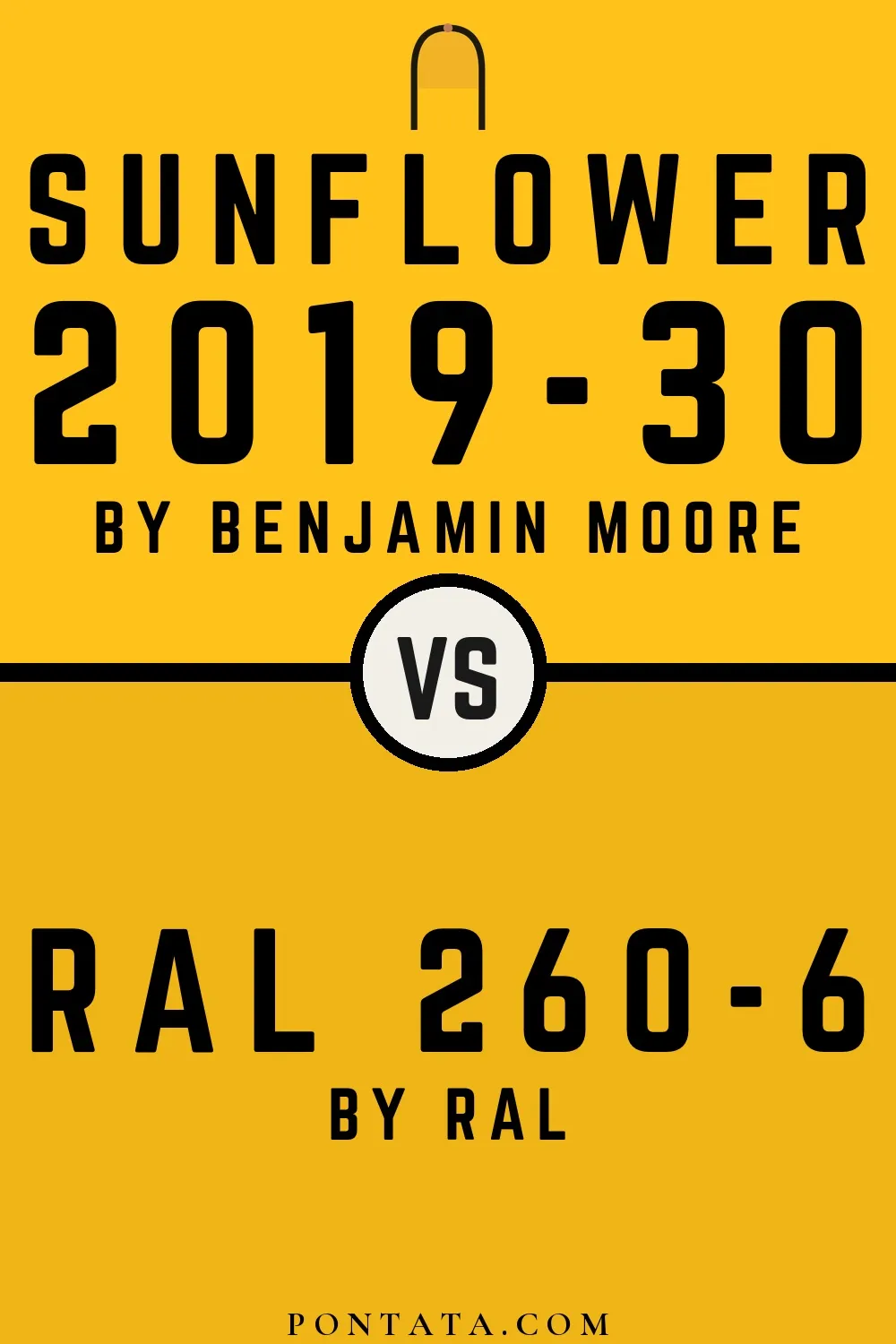 Sunflower vs RAL 260-6