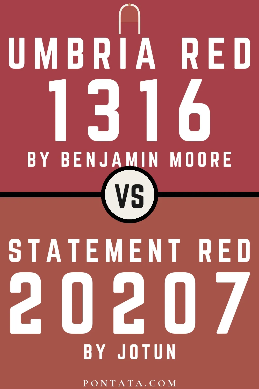 Umbria Red vs Statement Red