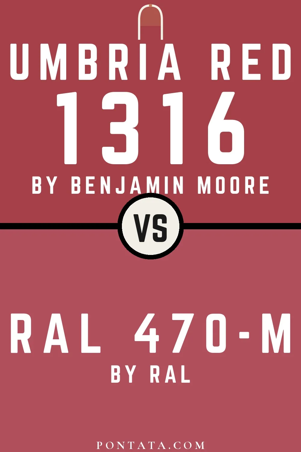 Umbria Red vs RAL 470-M