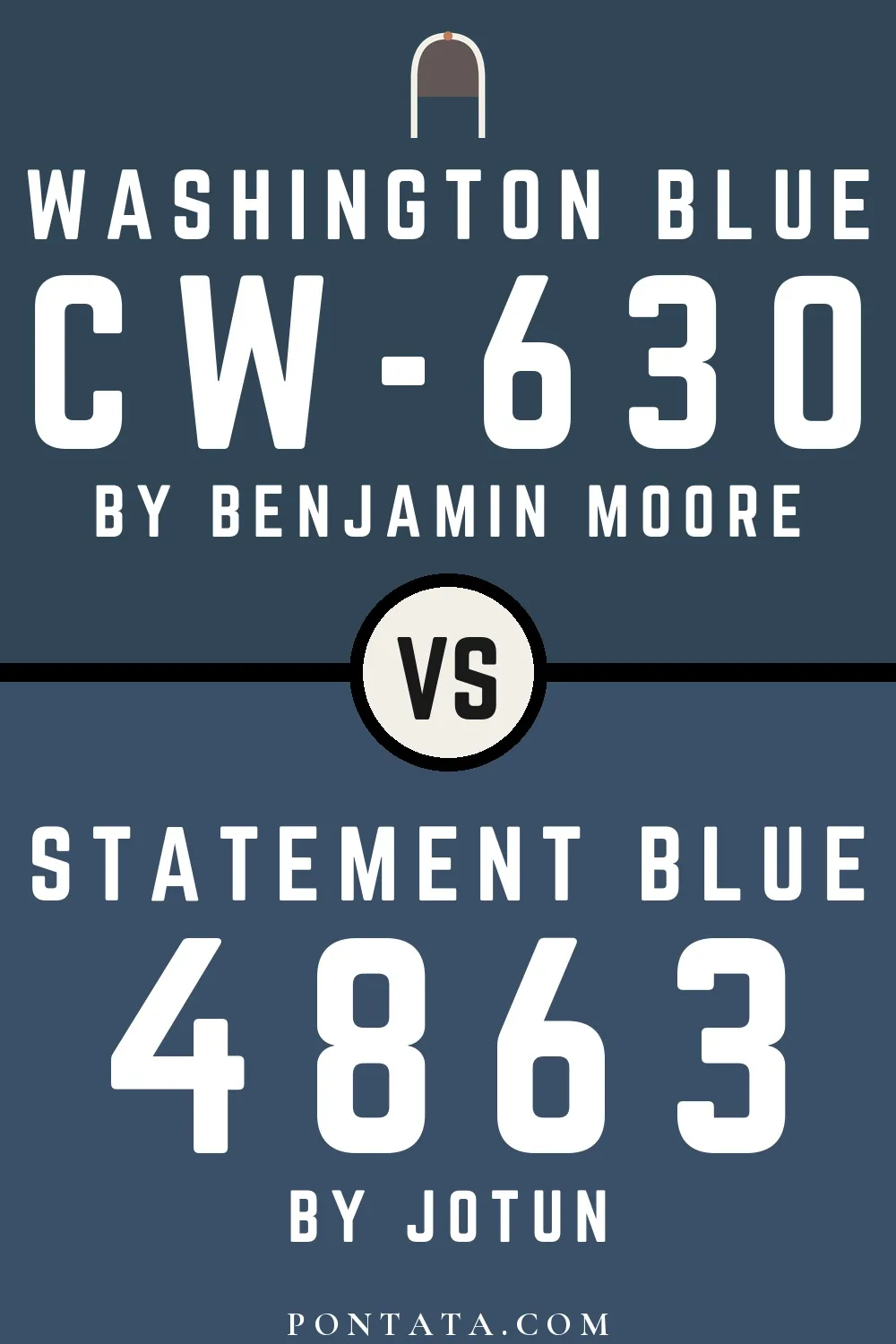 Washington Blue vs Statement Blue