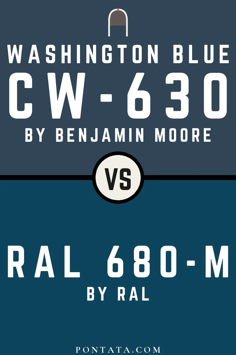Washington Blue vs RAL 680-M
