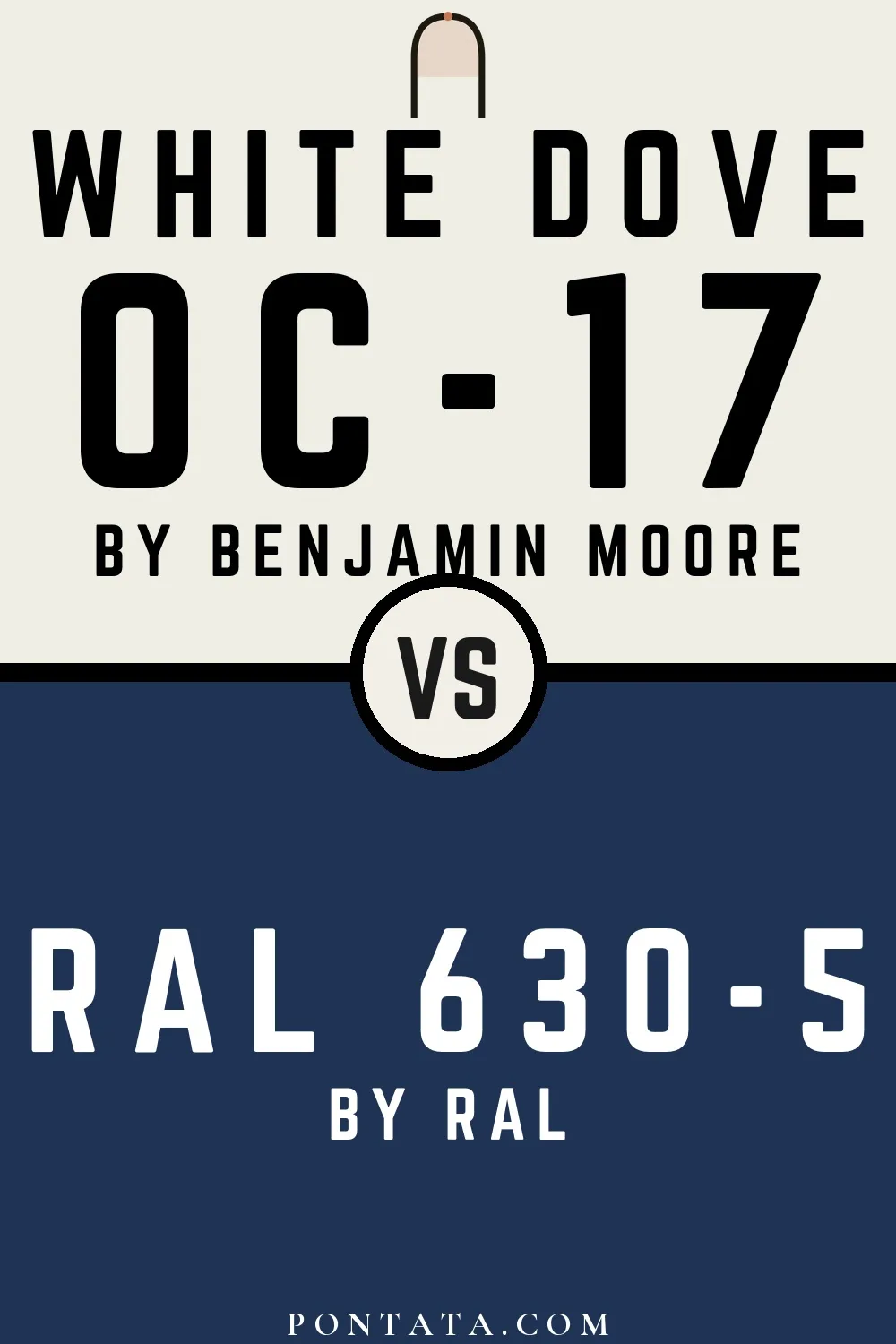 White Dove vs RAL 630-5