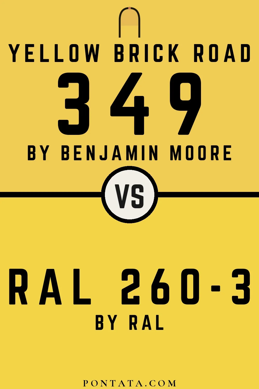 Yellow Brick Road vs RAL 260-3