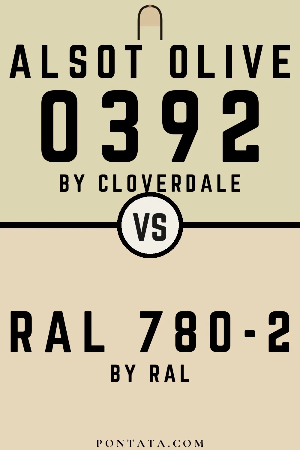 Alsot Olive vs RAL 780-2