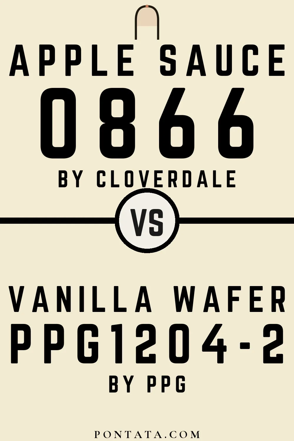 Apple Sauce vs Vanilla Wafer
