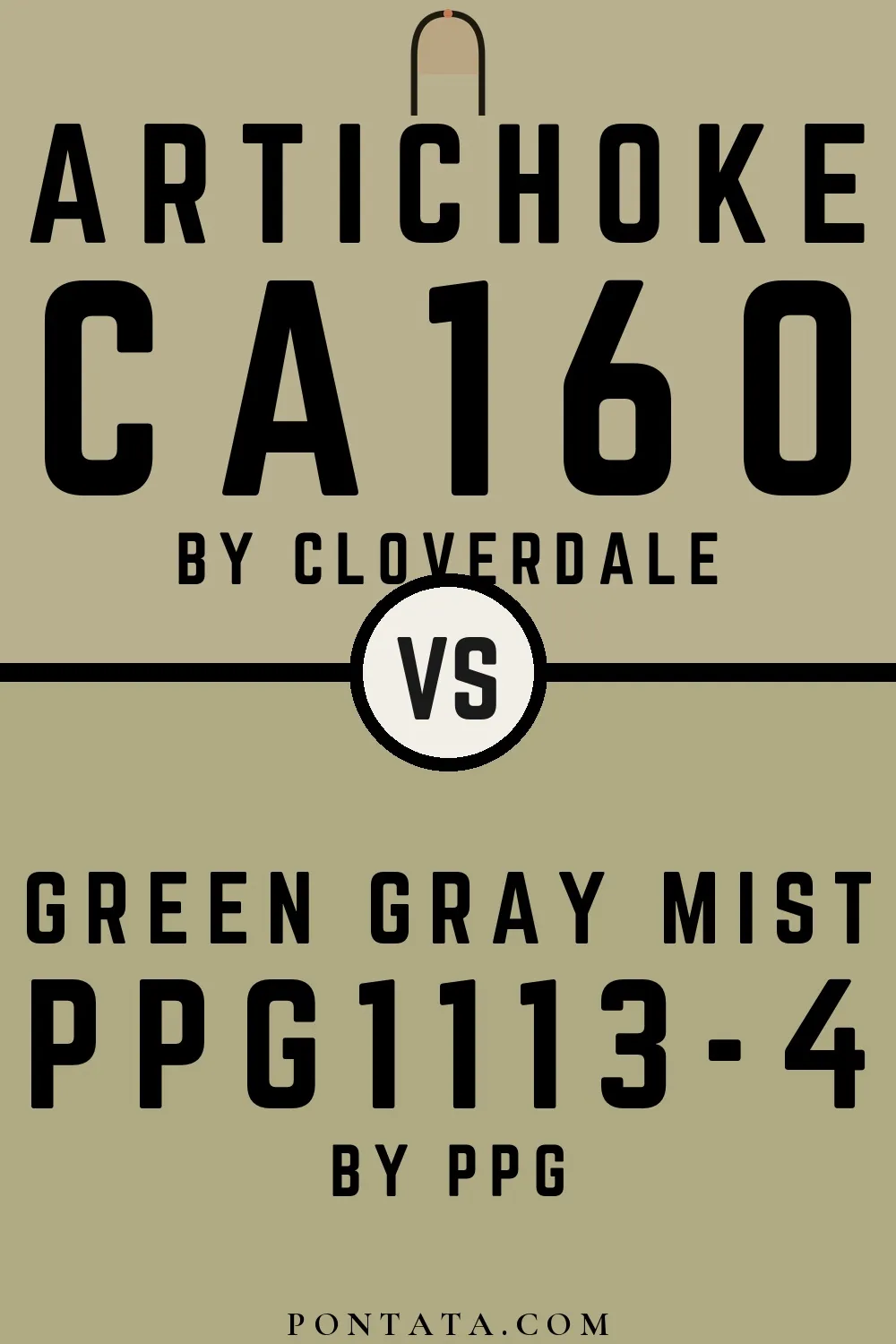 Artichoke vs Green Gray Mist
