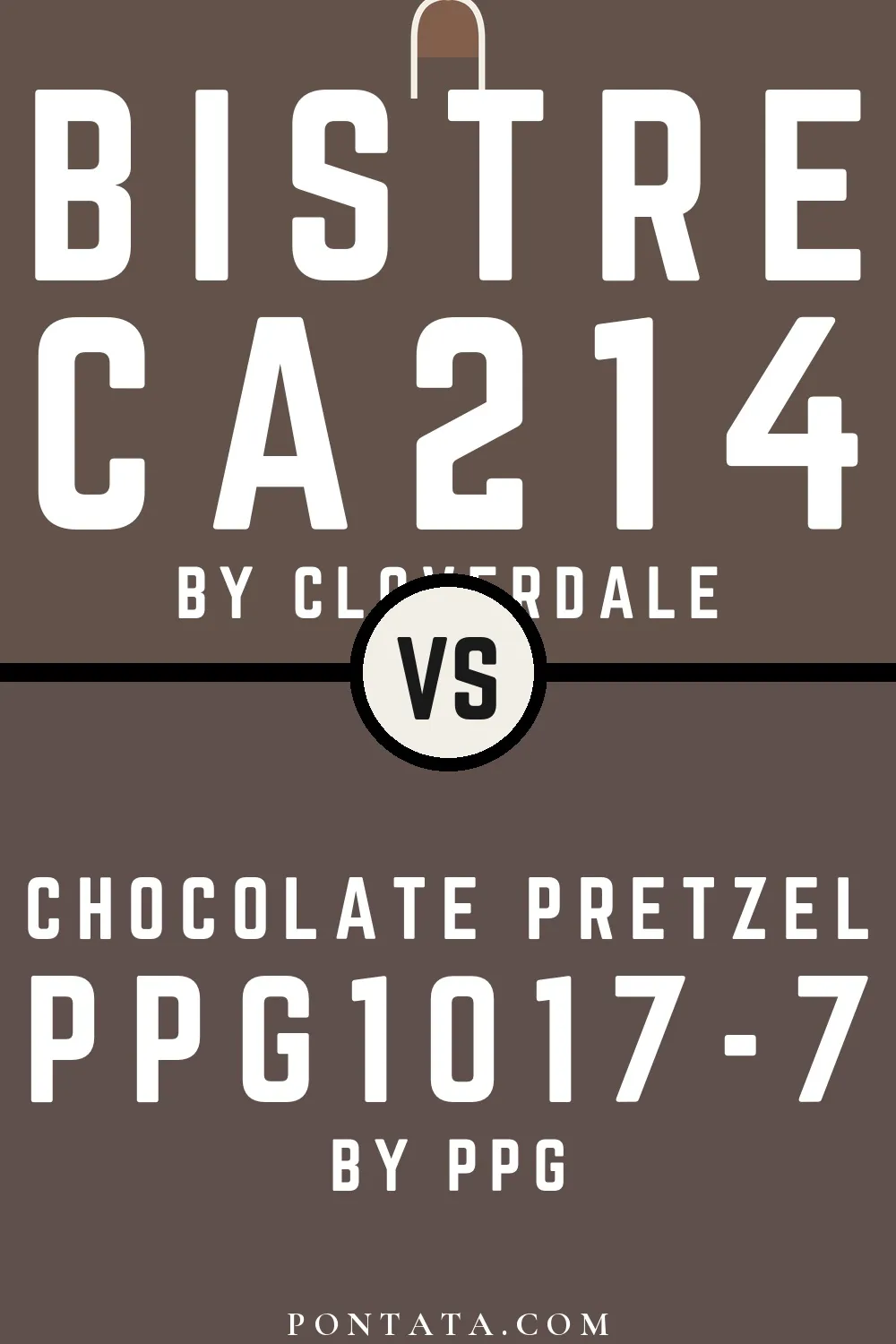 Bistre vs Chocolate Pretzel