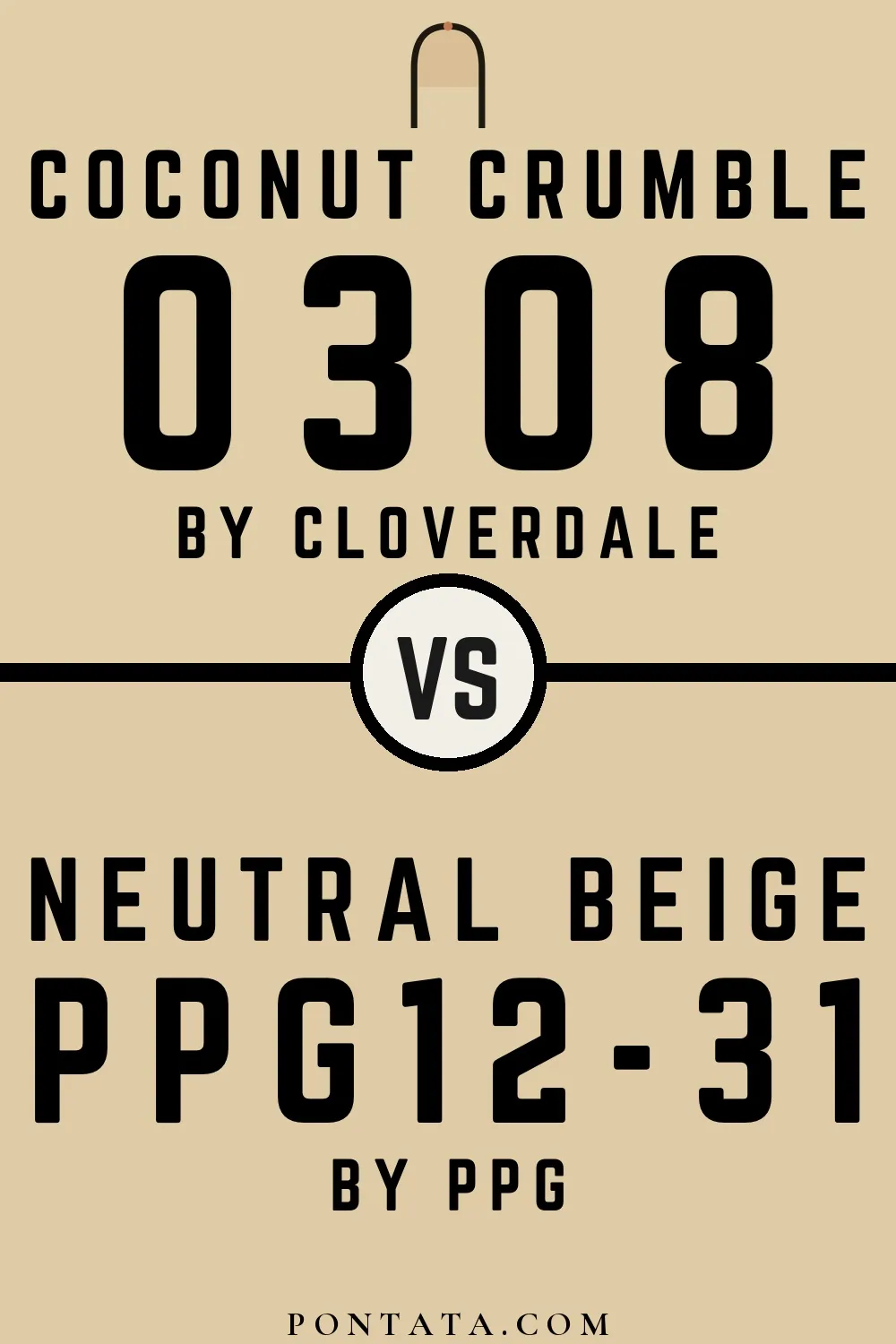 Coconut Crumble vs Neutral Beige