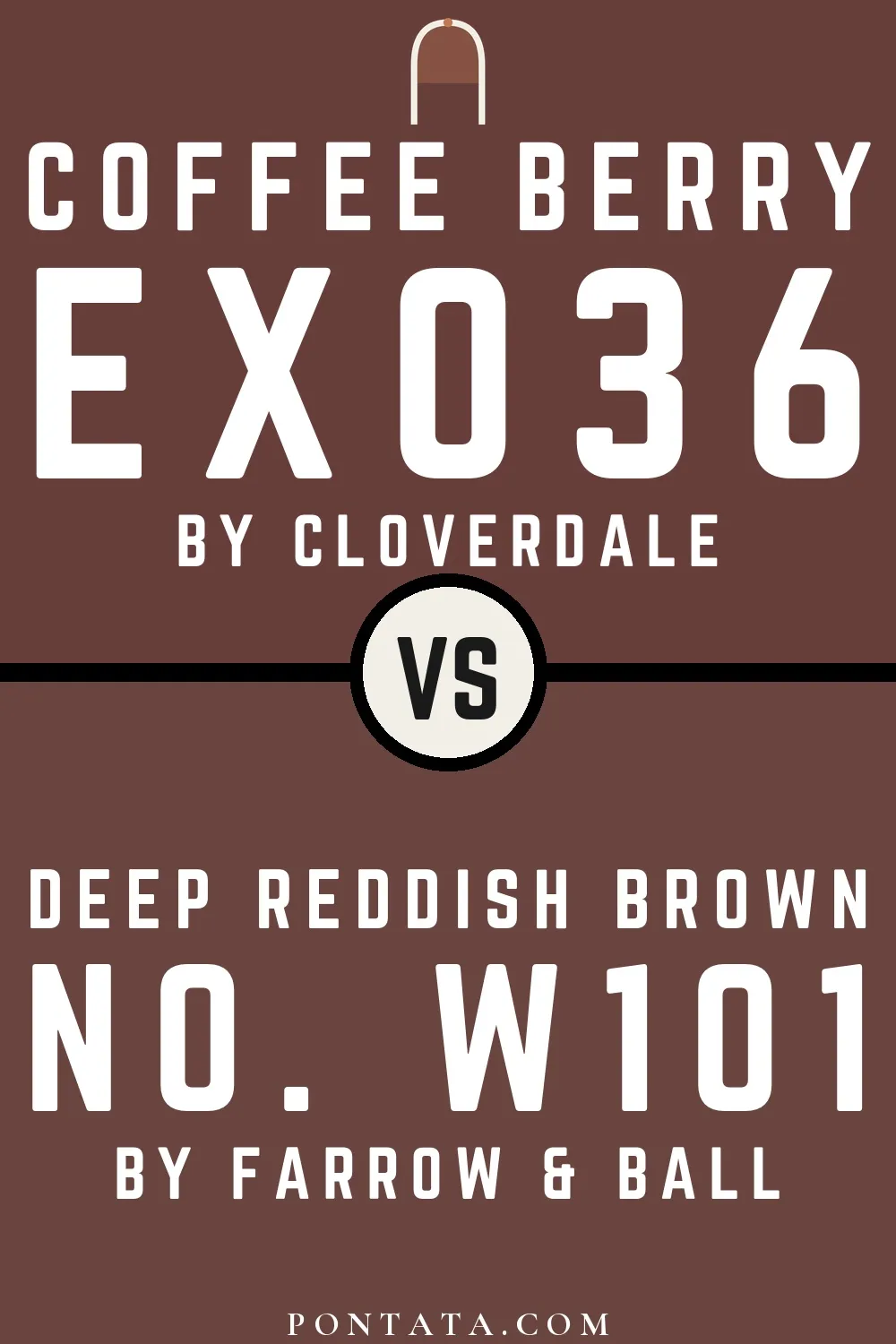Coffee Berry vs Deep Reddish Brown