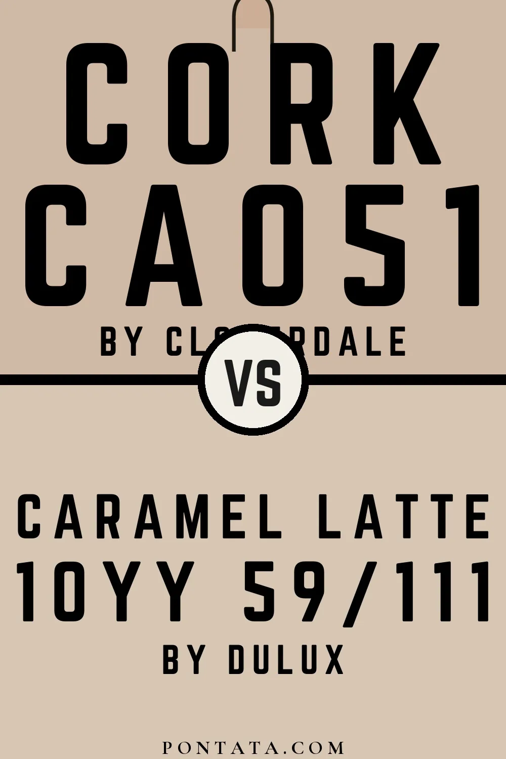Cork vs Caramel Latte