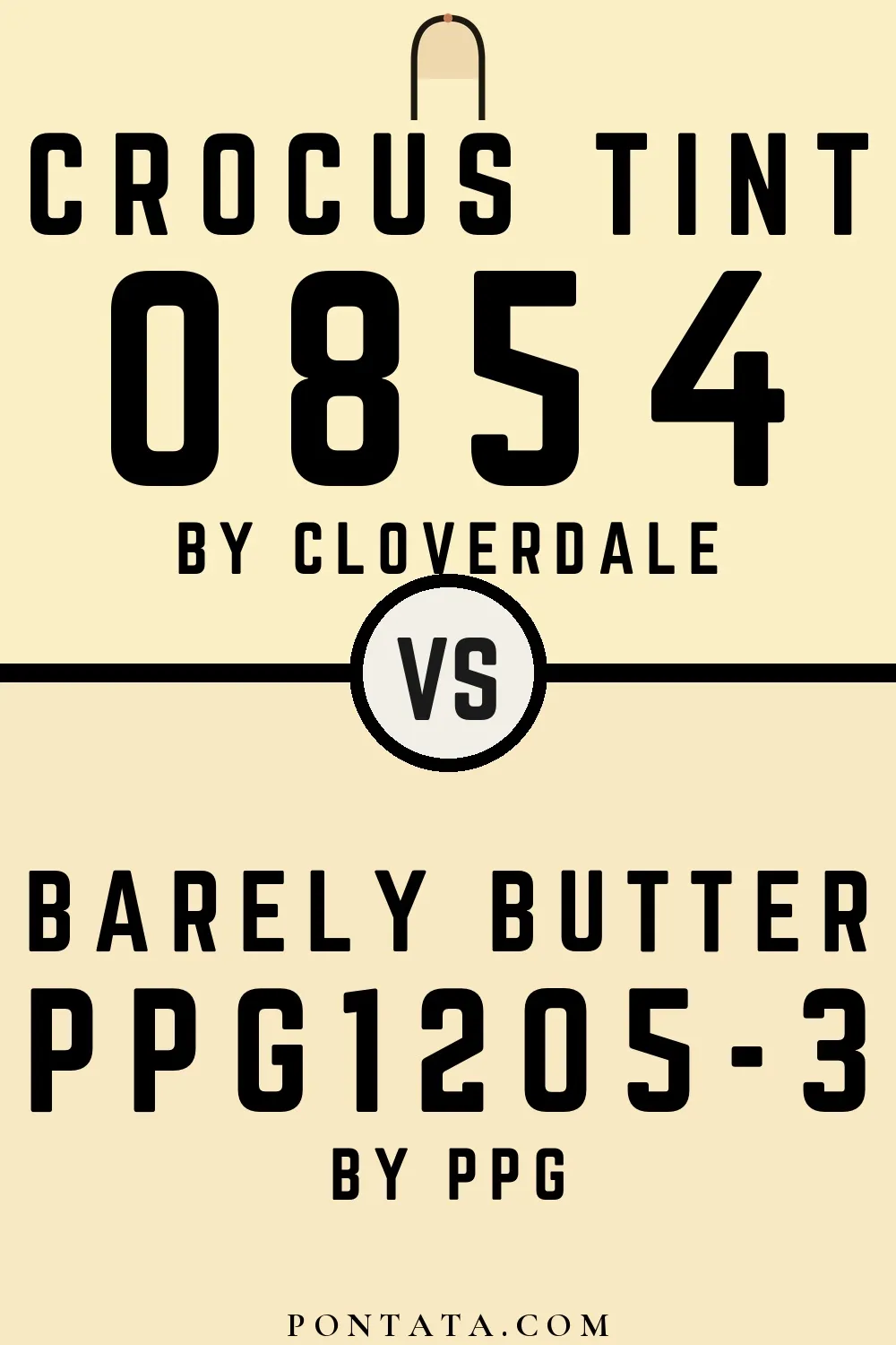 Crocus Tint vs Barely Butter