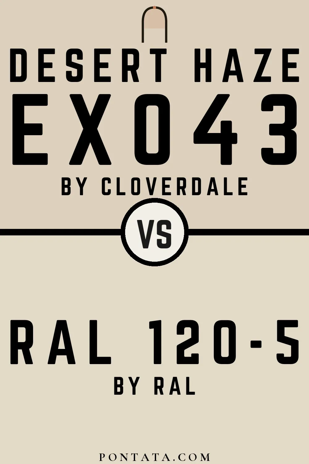 Desert Haze vs RAL 120-5