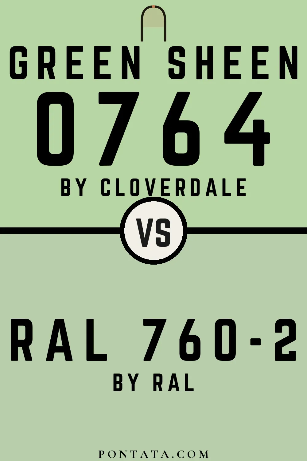 Green Sheen vs RAL 760-2