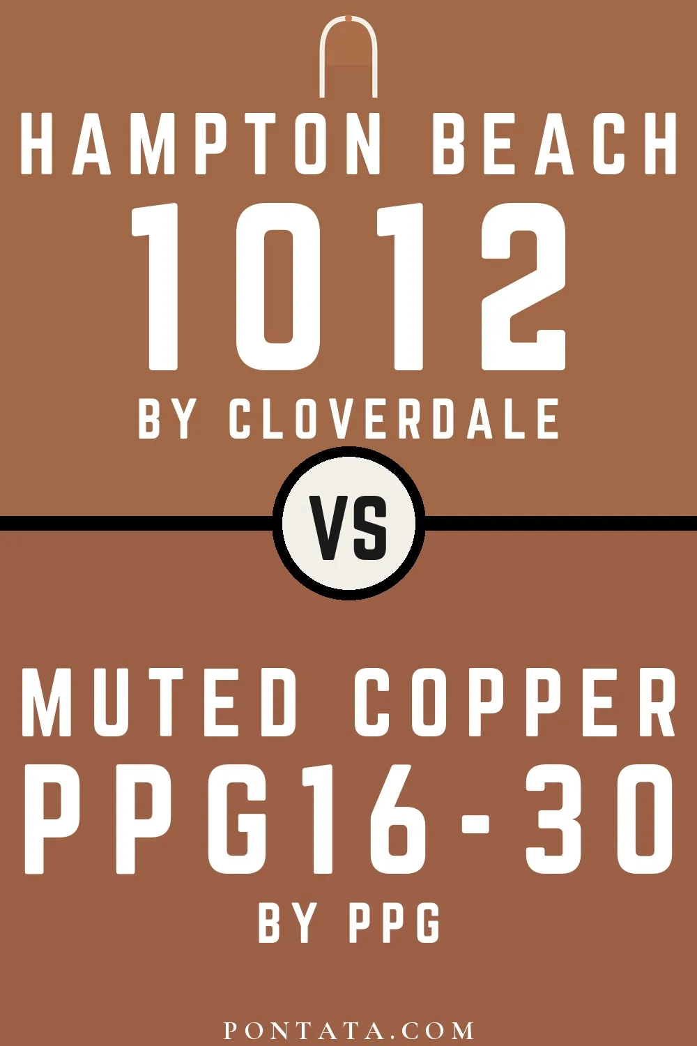 Hampton Beach vs Muted Copper