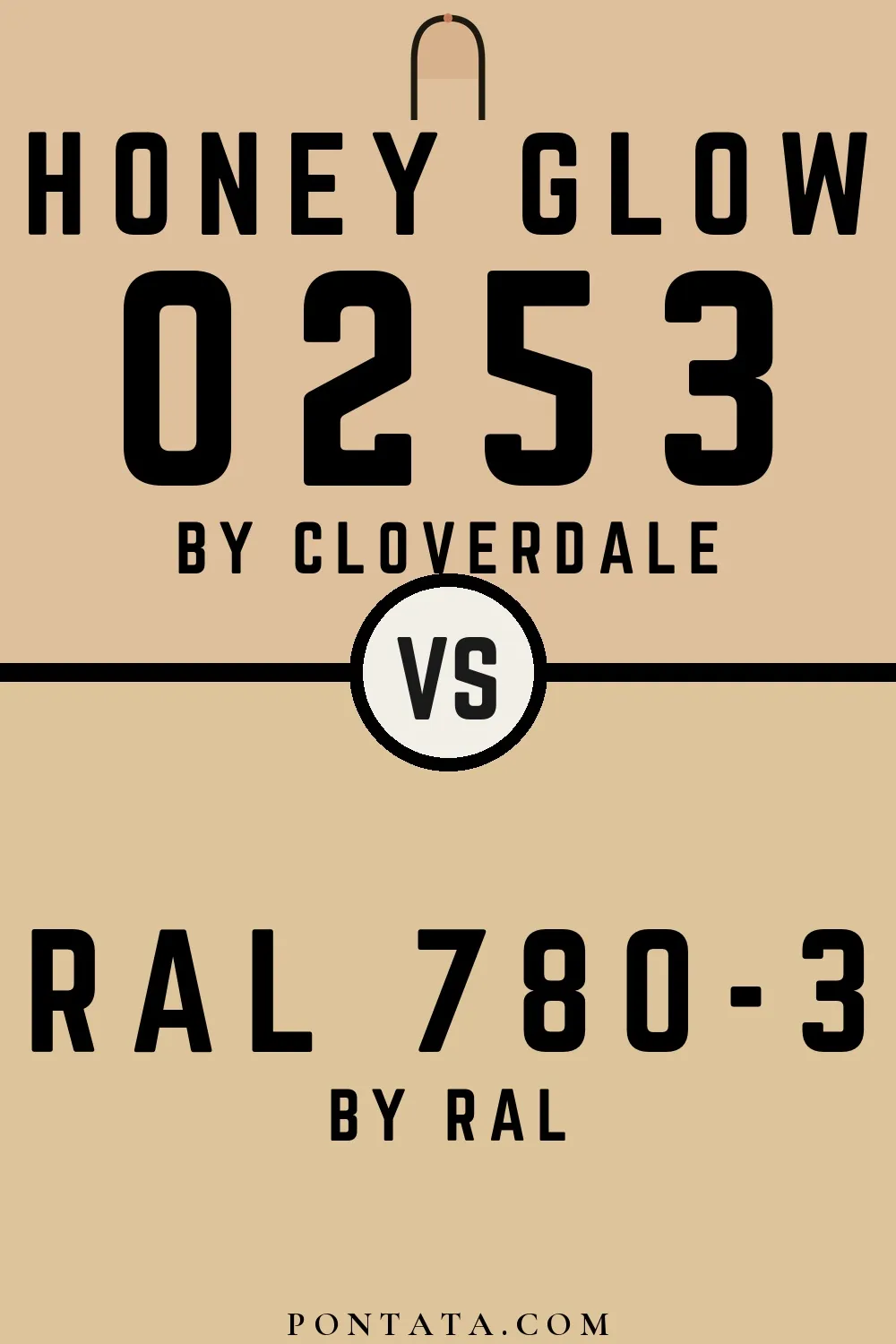Honey Glow vs RAL 780-3