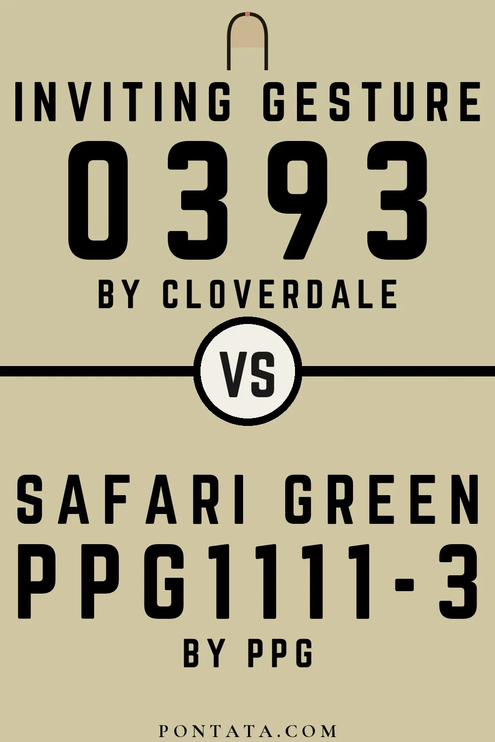 Inviting Gesture vs Safari Green