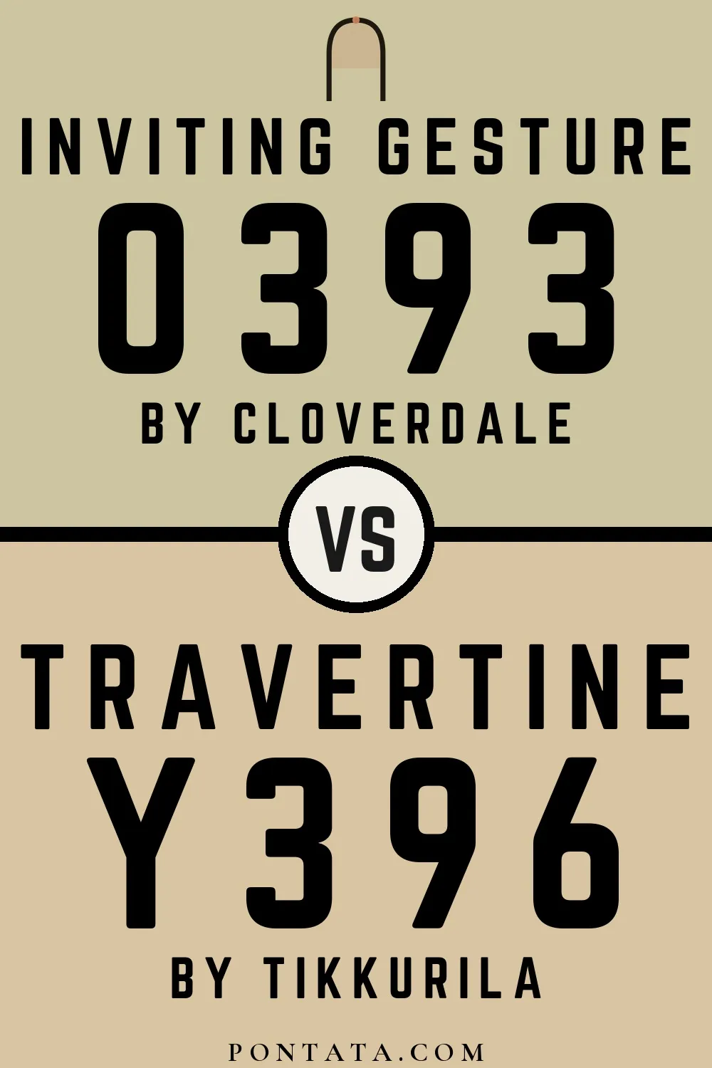 Inviting Gesture vs Travertine