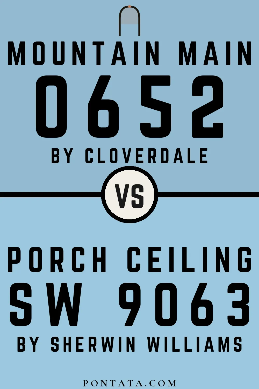 Mountain Main vs Porch Ceiling
