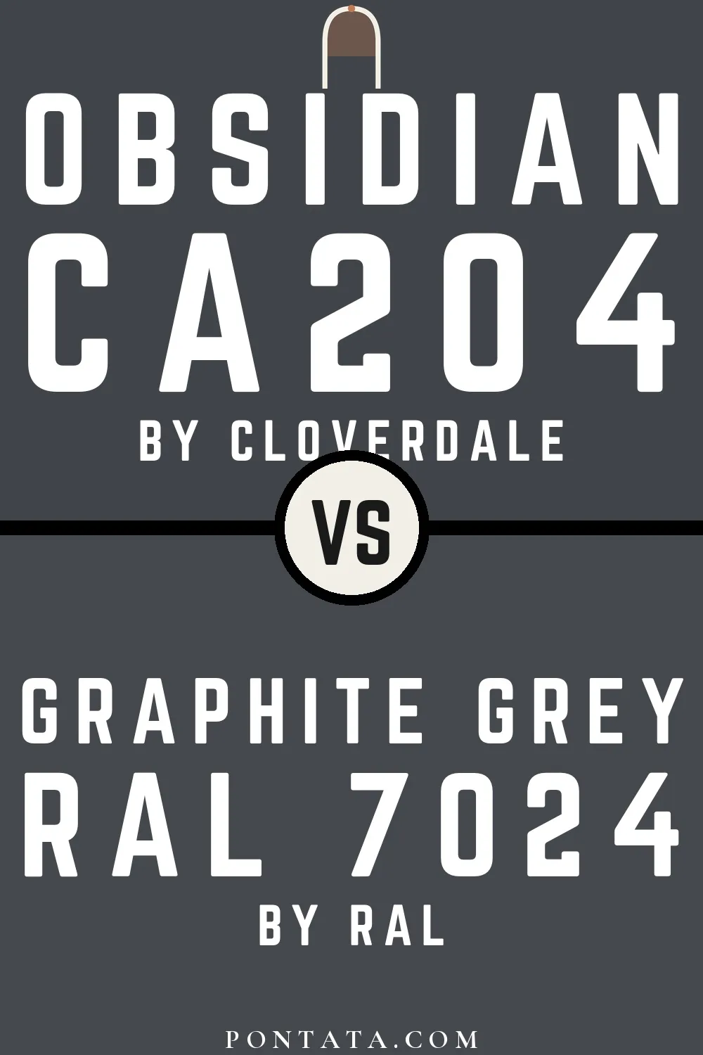 Obsidian vs Graphite grey