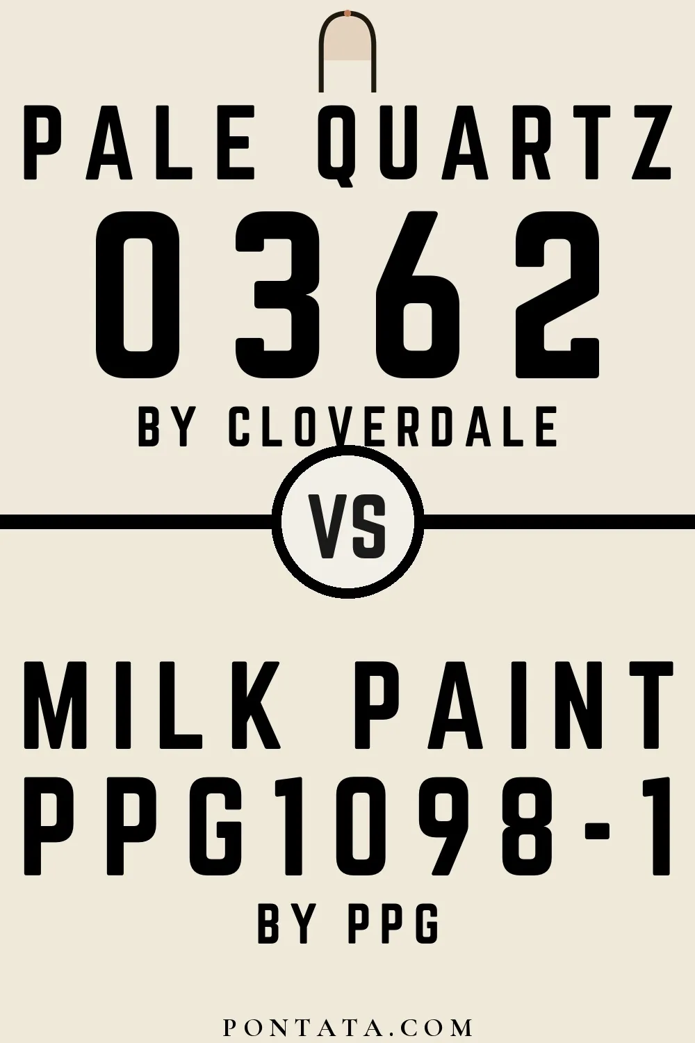 Pale Quartz vs Milk Paint