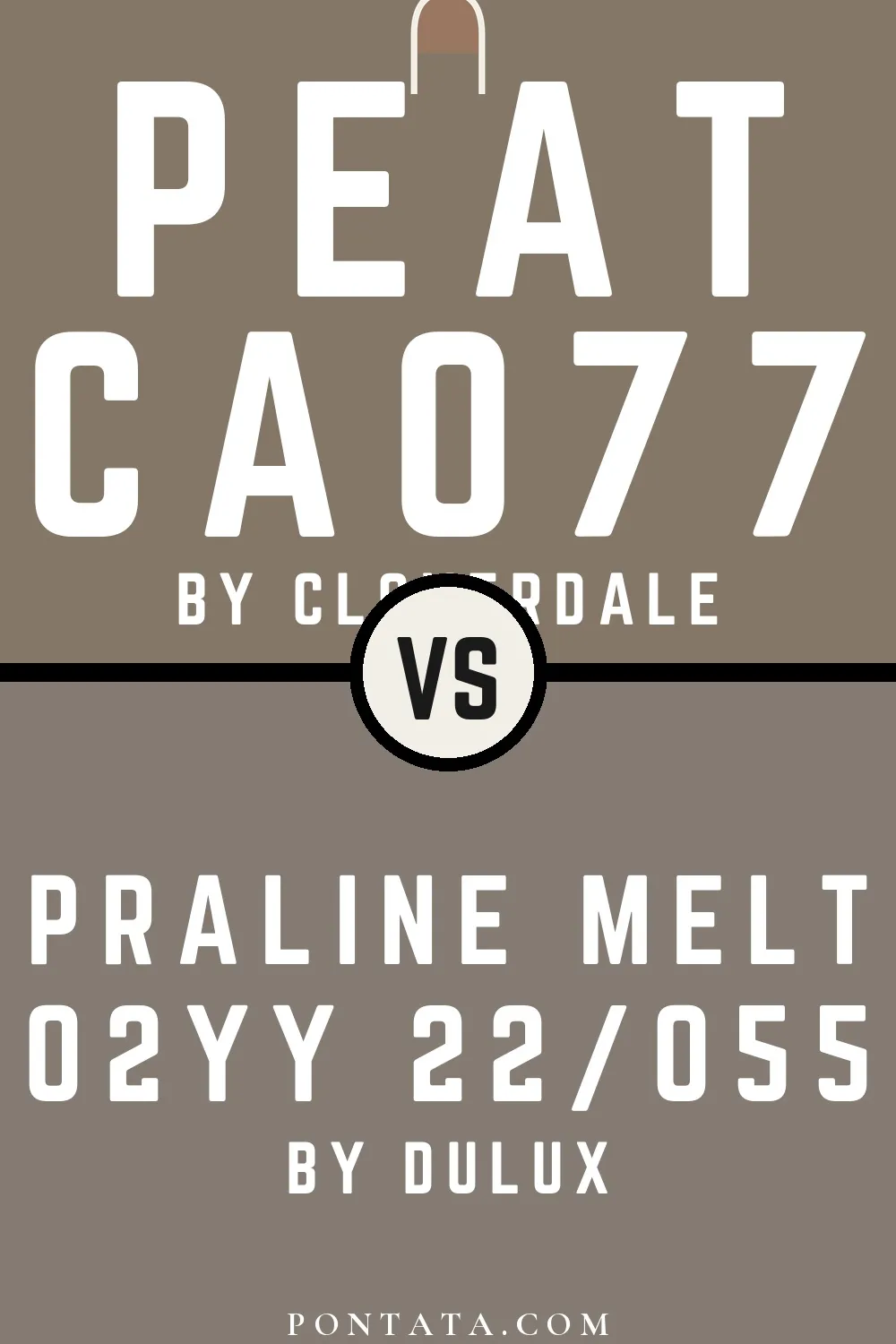 Peat vs Praline Melt