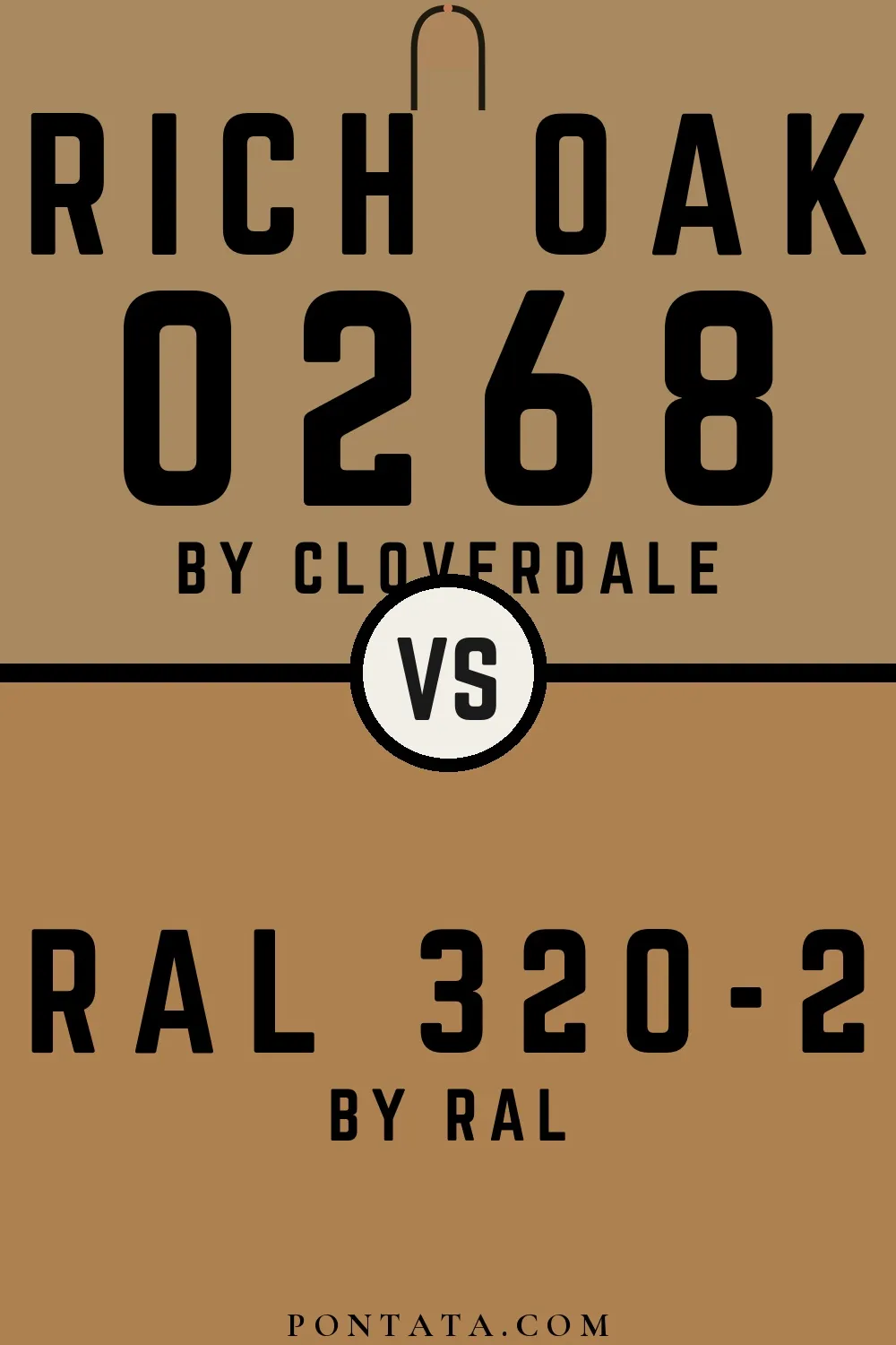 Rich Oak vs RAL 320-2