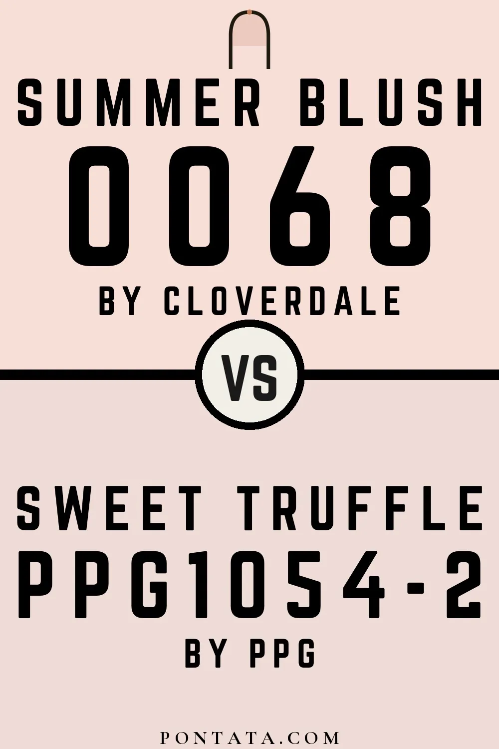 Summer Blush vs Sweet Truffle