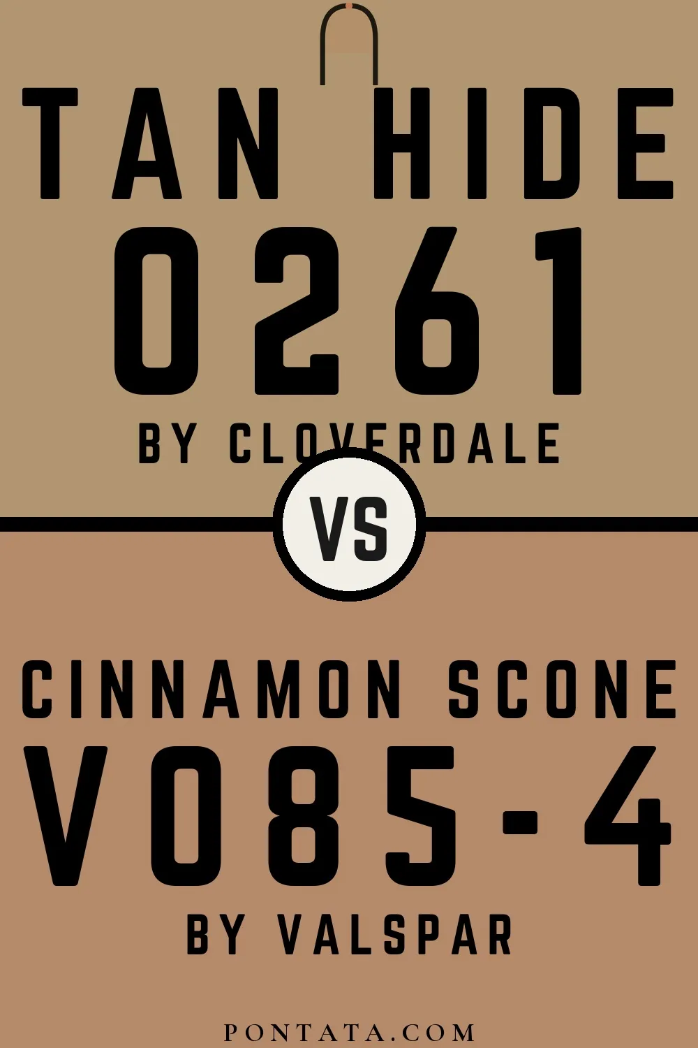 Tan Hide vs Cinnamon Scone