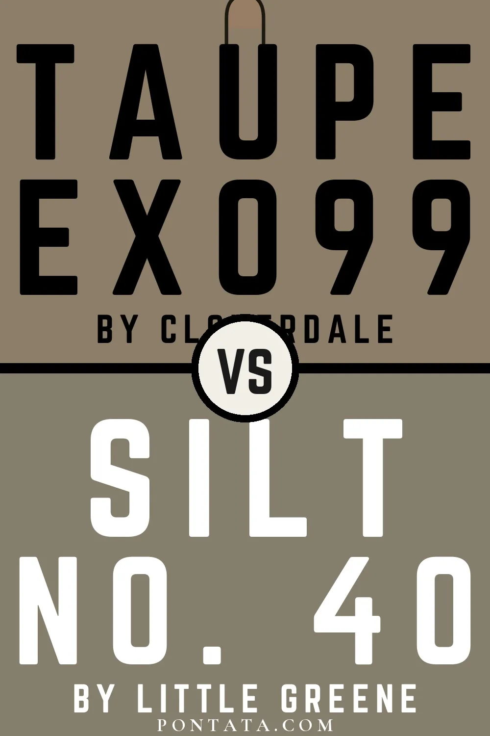 Taupe vs Silt