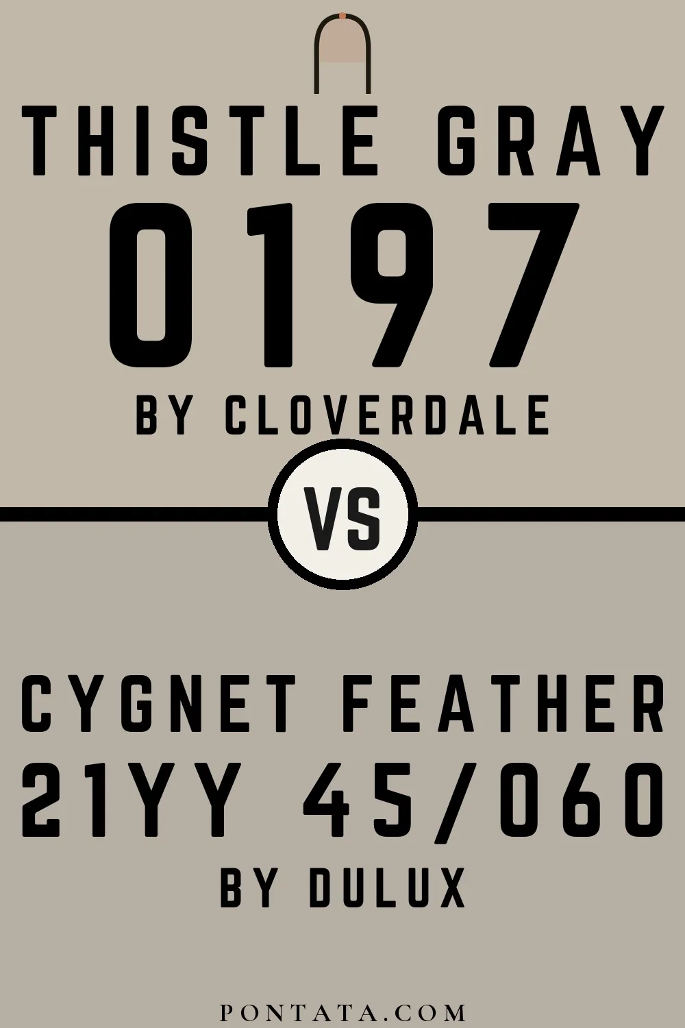 Thistle Gray vs Cygnet Feather