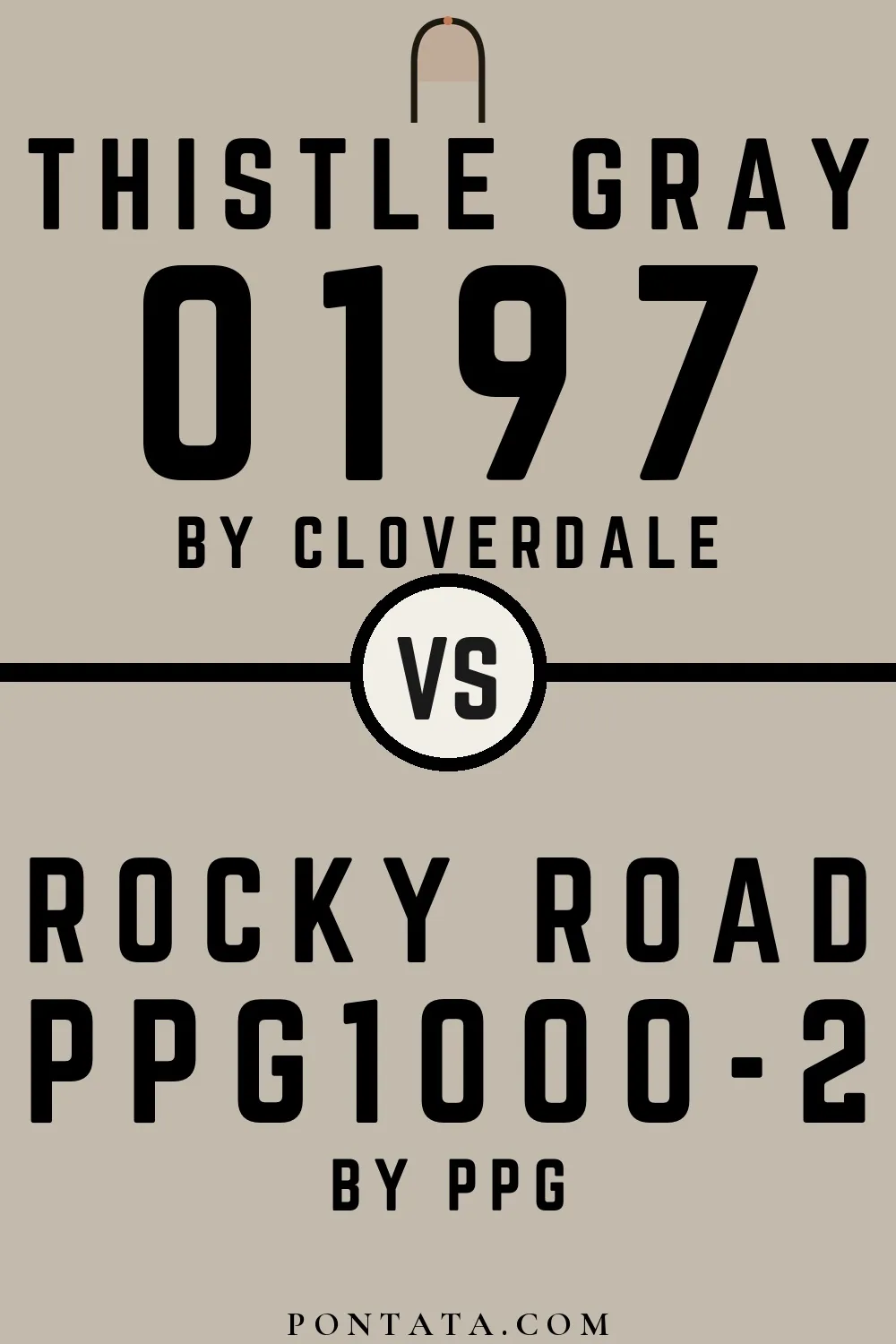 Thistle Gray vs Rocky Road