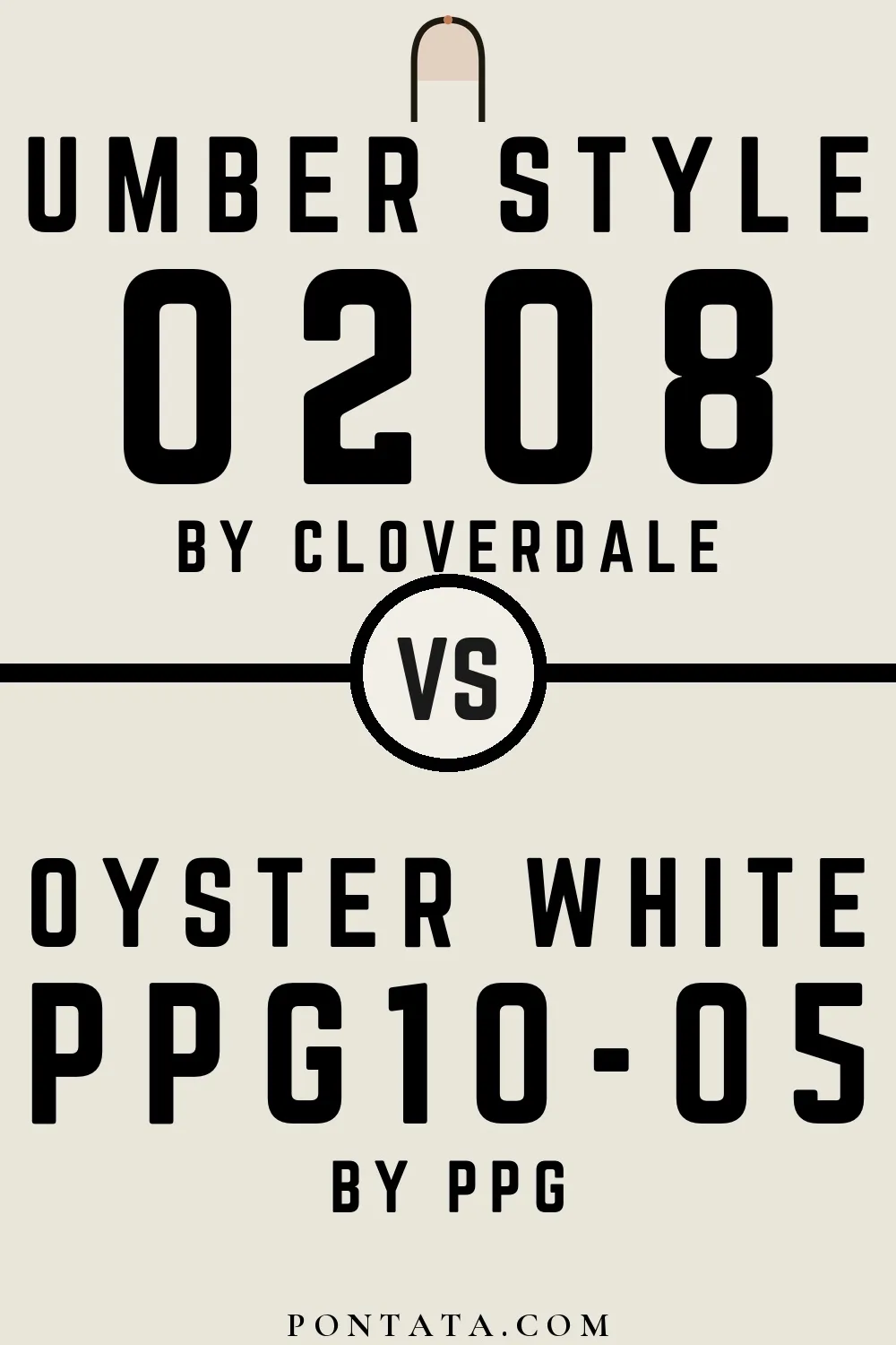 Umber Style vs Oyster White