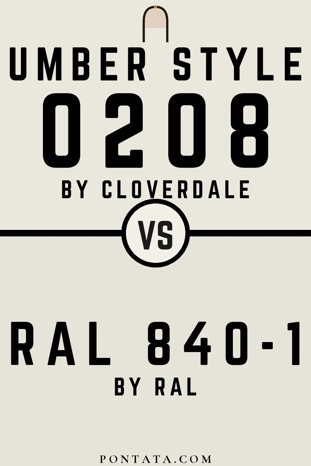 Umber Style vs RAL 840-1