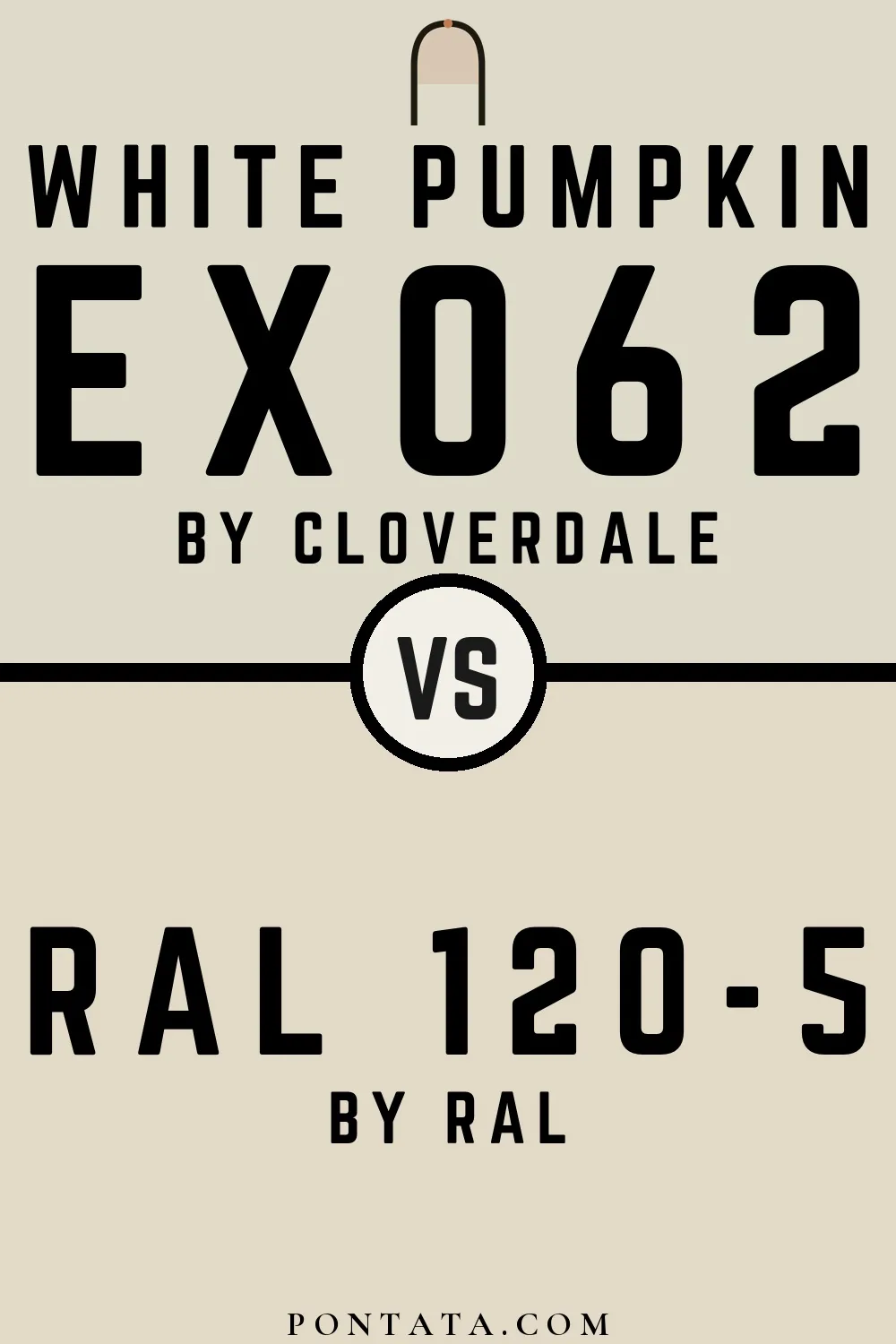 White Pumpkin vs RAL 120-5