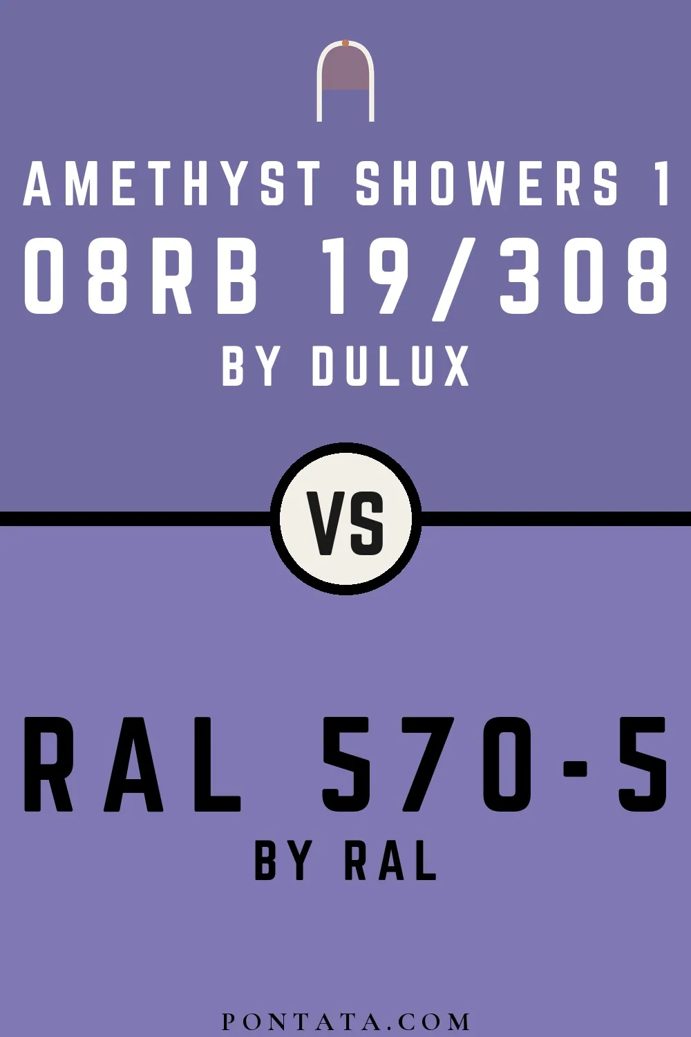 Amethyst Showers 1 vs RAL 570-5