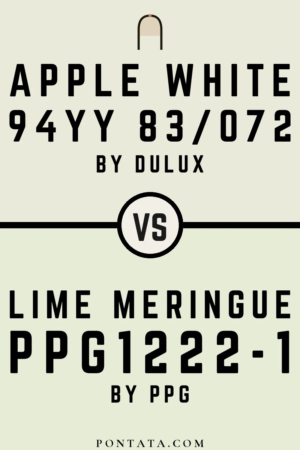 Apple White vs Lime Meringue