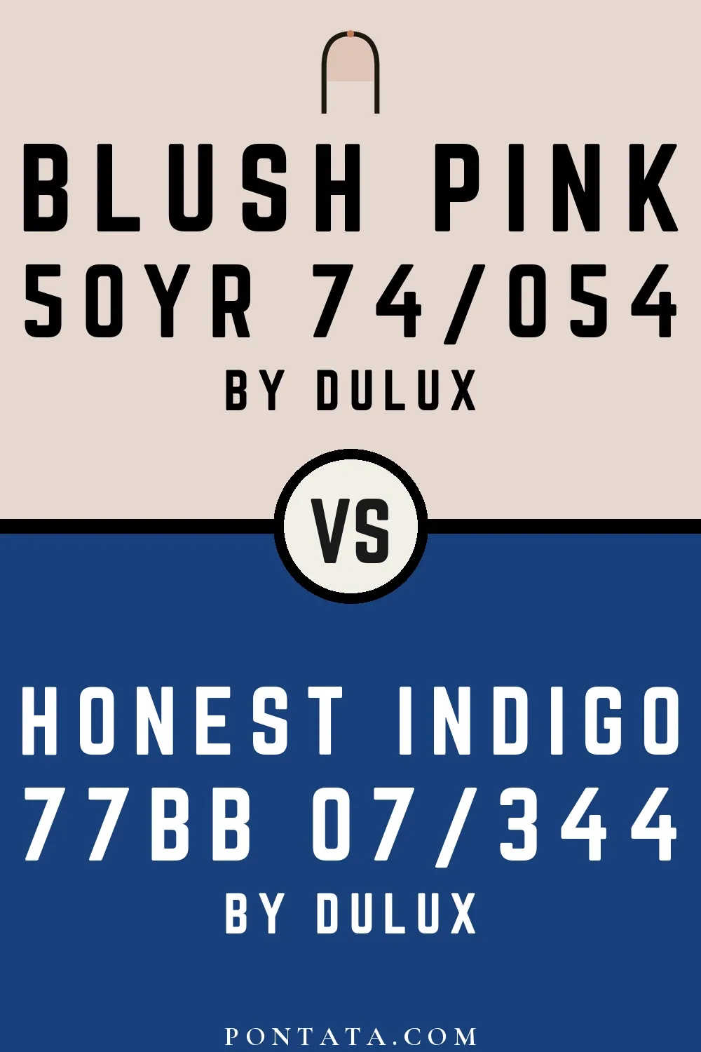 Blush Pink vs Honest Indigo