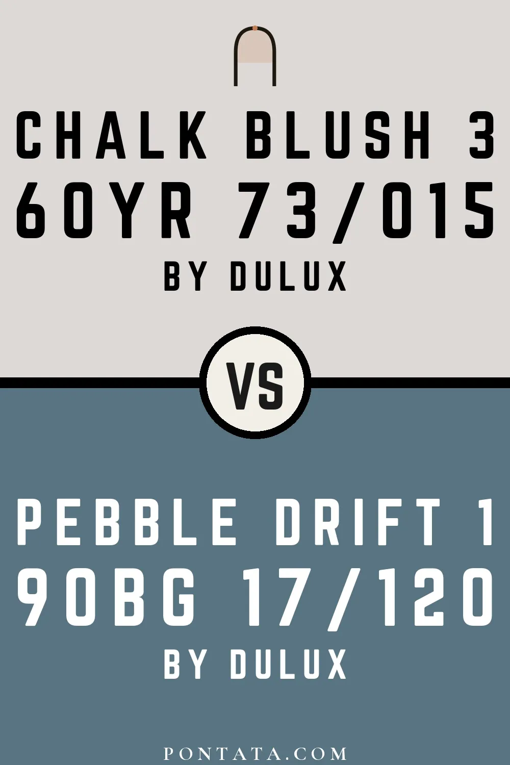 Chalk Blush 3 vs Pebble Drift 1