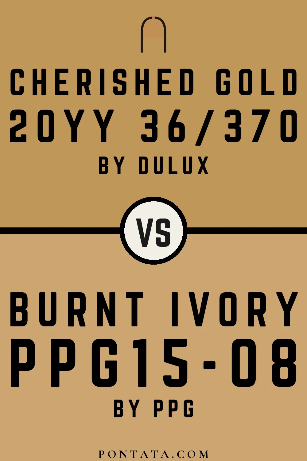 Cherished Gold vs Burnt Ivory