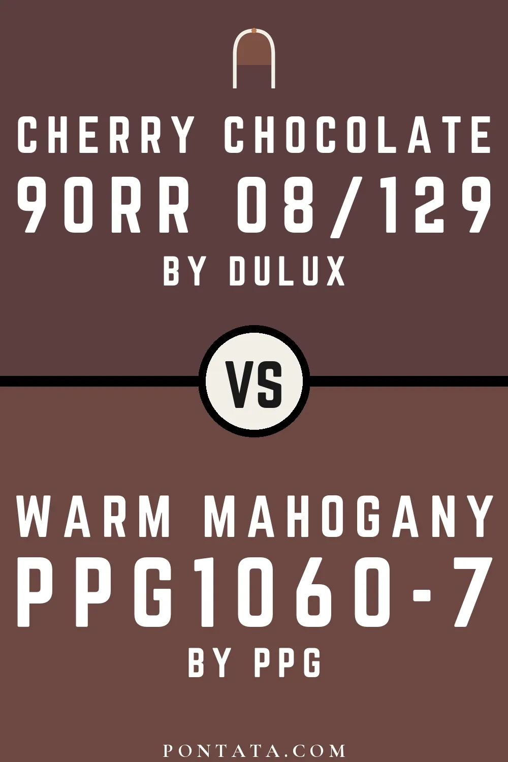 Cherry Chocolate vs Warm Mahogany