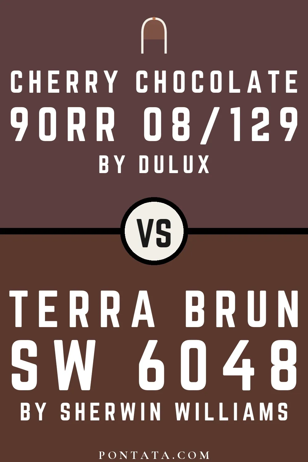 Cherry Chocolate vs Terra Brun