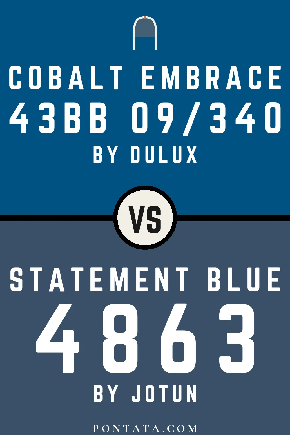 Cobalt Embrace vs Statement Blue