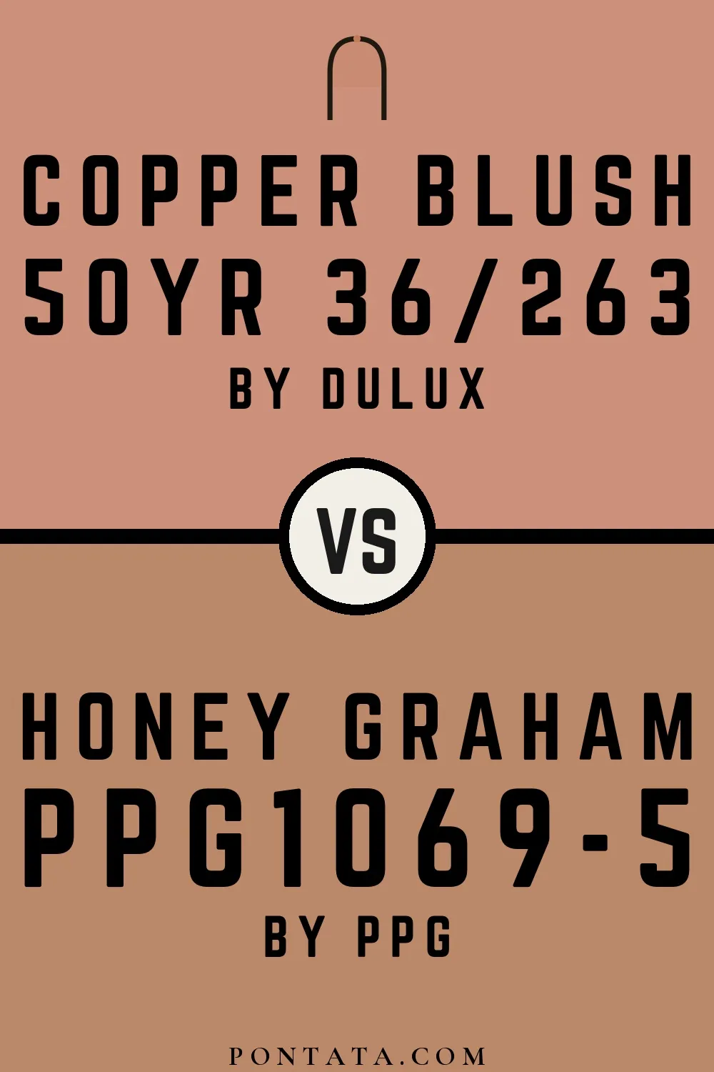 Copper Blush vs Honey Graham