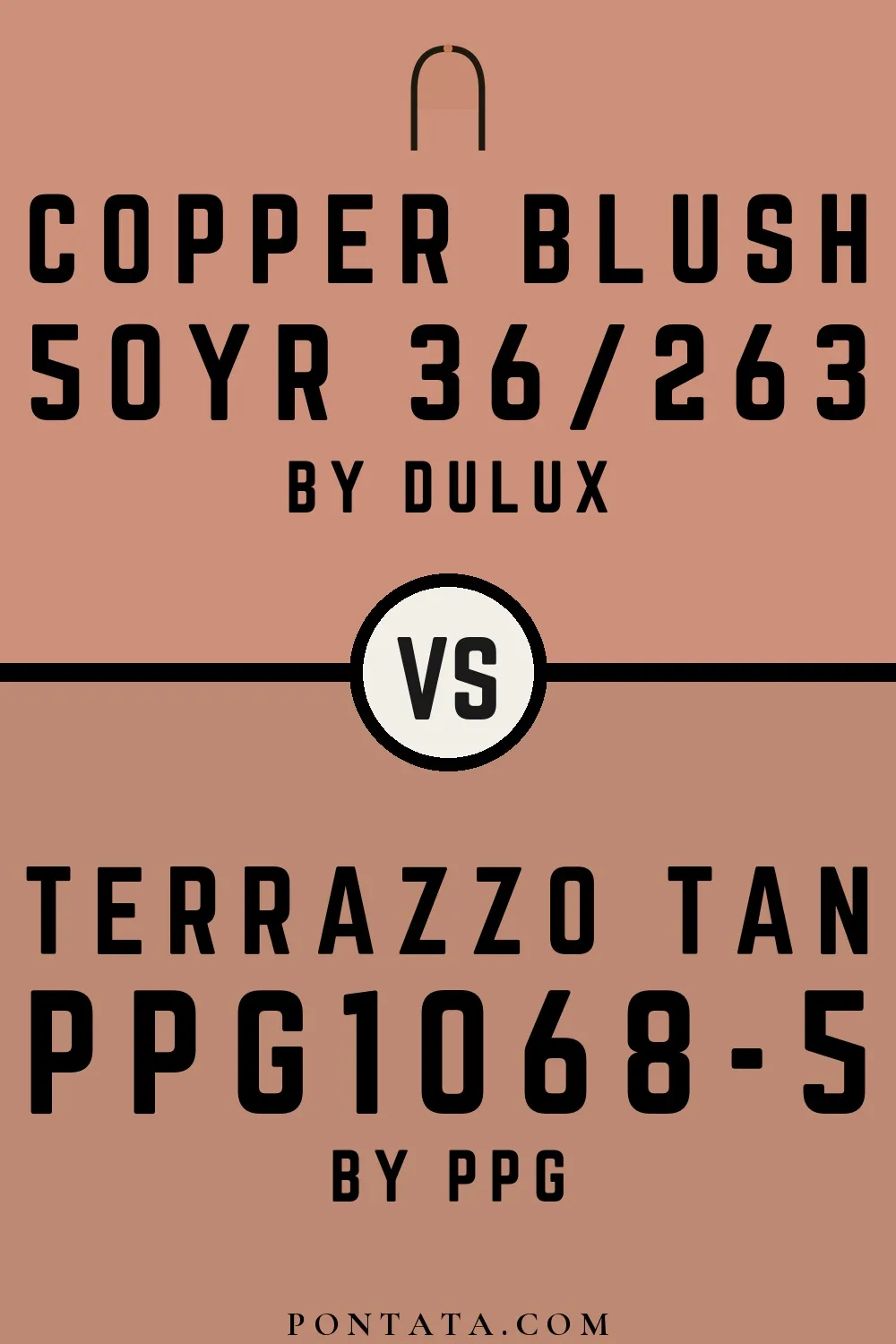 Copper Blush vs Terrazzo Tan